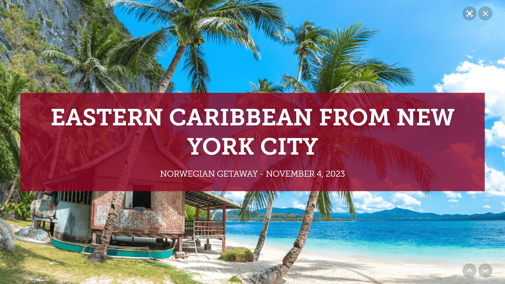 EASTERN CARIBBEAN FOR TWO WEEKS WITH NORWEGIAN CRUISE LINE - background banner